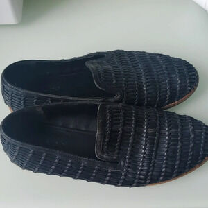 Vince Black Leather Women's Size 7.5